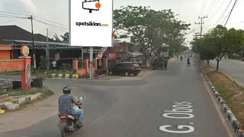 Baliho 6 × 4 m di Jl. G. Obos XI (Area Jl. G. Obos XI), Palangkaraya, Kalimantan Tengah
