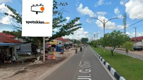 Baliho 6 × 4 m di Jl. G. Obos (Area Jl. G. Obos), Palangkaraya (unit 2), Kalimantan Tengah