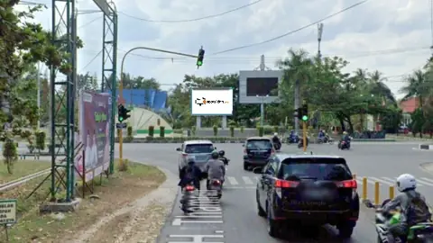 Baliho 4 × 6 m di Jl. Yos Sudarso (Area Taman Lewun Sangomang), Palangkaraya, Kalimantan Tengah
