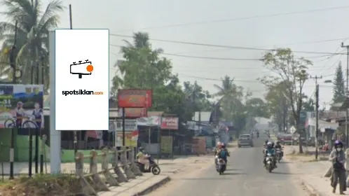 Baliho 4 × 2 m di Jl. Lele (Arah Pasar Kahayan), Palangkaraya, Kalimantan Tengah