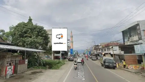 Baliho 4 × 6 m di Jl. Poros Majene - Mamuju (Dekat Pasar Wonomulyo), Polewali Mandar, Sulawesi Barat