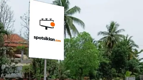 Baliho 6 × 4 m di Jl. Pamugaran Bulak Laut (Barat Pantai Pangadaran), Pangandaran, Jawa Barat