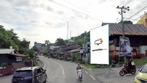 Baliho 4 × 6 m di Jl. Jend A Yani (Dari RS Fatima Parepare ke SMK Negeri 2 Pare Pare), Sulawesi Selatan