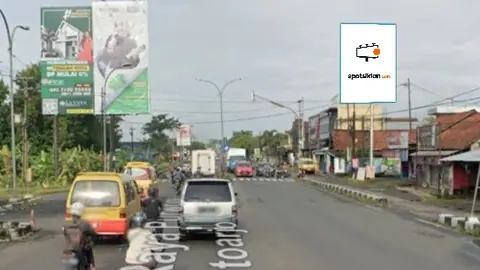 Baliho 4 × 6 m di Jl. Gajah Mada (Seberang Terminal Purwokerto), Purworejo, Jawa Tengah