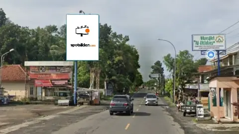 Baliho 4 × 6 m di Jl. Yogyakarta-Purworejo (Pasar Krendetan), Jawa Tengah