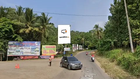 Baliho 6 × 4 m di Jl. Way Ratai (Dari Pantai Mutun/ Tanjung Karang- Padang Cermin), Pesawaran, Lampung