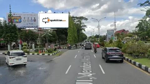 Billboard 5 × 10 m di Jl. Sutoyo (Depan PMI Kota Pontianak), Kalimantan Barat