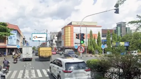 Billboard 4 × 8 m di Jl. Tanjungpura (Simpang Parit Besar, Arah ke Imam Bonjol / ke Tol), Pontianak, Kalimantan Barat
