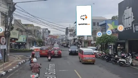 Billboard 5 × 10 m di Jl. Jenderal Sudirman (Perempatan Patung Jenderal Sudirman), Purwakarta, Jawa Barat