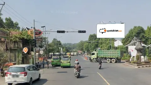 Billboard 6 × 12 m di Pertigaan Jl. Ciganea (Exit Tol Ciganea Purwakarta/ Gerbang Tol Jatiluhur), Jawa Barat