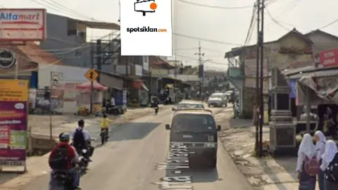 Baliho 6 × 4 m di Jl. Kapten Halim (Depan Toko Delisa Delicious), Purwakarta, Jawa Barat