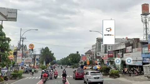 Billboard 4 × 8 m di Jl. Jend. Sudirman (dari Perempatan Palma), Purwokerto, Jawa Tengah