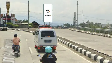 Billboard 5 × 10 m di Jl. Jend. Sudirman (Area Underpass, Tugu Gada Rujak Polo), Purwokerto, Jawa Tengah