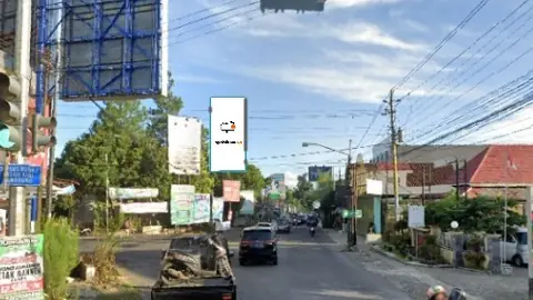 Billboard 5 × 10 m di Jl. Raya Baturaden (Pertigaan Pambuaran), Purwokerto, Jawa Tengah