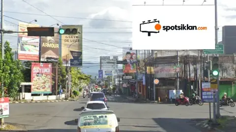 Billboard 6 × 12 m di Jl. Jendral Suprapto (Dari Pasar kebon Dalem), Purwokerto, Jawa Tengah
