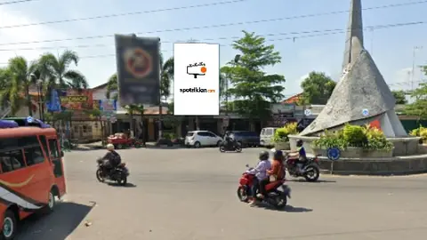 Baliho 6 × 4 m di Jl. Kartini (Pasar Rembang Tugu Batik, Dari Arah Rembang ke Arah Blora), Jawa Tengah