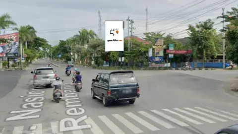 Baliho 6 × 4 m di Jl. Pemuda (Perempatan PDAM Rembang, Dari Arah Blora ke Arah Rembang/Pati), Jawa Tengah