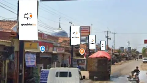 Neon Box 2 × 1 m di Jl. Raya Binong (Area Pasar Wates, Dari Pusat Kab. Subang), Jawa Barat
