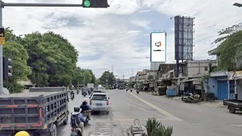 Billboard 10 × 5 m di Jl. Raya Tandes (Area Bundaran Margomulyo, Hadap Barat), Surabaya, Jawa Timur