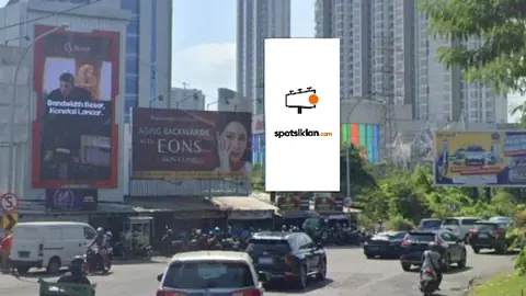 Billboard 5 × 10 m di Jl. Mayjend. Yono Soewoyo (Bundaran PTC), Surabaya, Jawa Timur