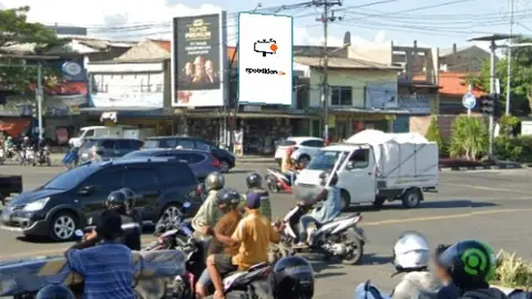 Baliho 4 × 6 m di Jl. Raya Dupak (Dekat Exit Tol Surabaya-Gresik, Arah Pusat Kota Surabaya), Jawa Timur