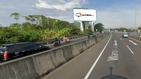Billboard 12 × 24 m di Jl. Dukuh Menanggal-Jl. Tol Waru Juanda (Area Pintu Masuk Surabaya & Sidoarjo), Jawa Timur