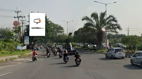Baliho 6 × 4 m di Jl. Raya Aloha (Depan Burger King, Arah Masuk Surabaya), Sidoarjo, Jawa Timur