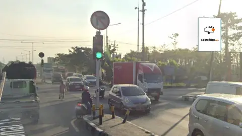 Baliho 4 × 6 m di Jl. Perempatan Bypass Krian (Dari Arah Surabaya Menuju Mojokerto), Sidoarjo, Jawa Timur