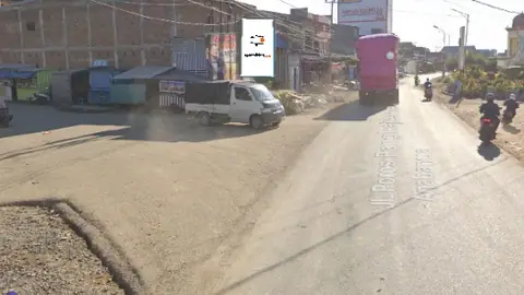 Baliho 2 × 4 m di Jl. Poros Pangkajene-Anabua (Arah Monumen Andi Takko), Sidenreng Rappang, Sulawesi Selatan