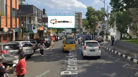 Billboard 5 × 10 m di Jl. Perintis Kemerdekaan (Arah dari Jalan Perintis Menuju Jalan Pelabuhan), Sukabumi, Jawa Barat