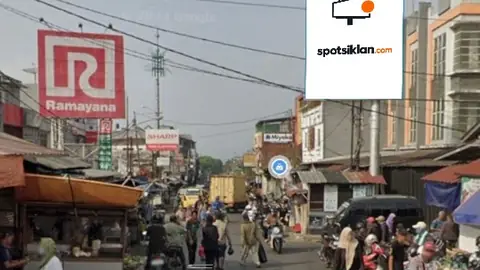Baliho 4 × 6 m di Jl. Kapten Harun Kabir (Dekat Pasar Pasundan), Sukabumi, Jawa Barat