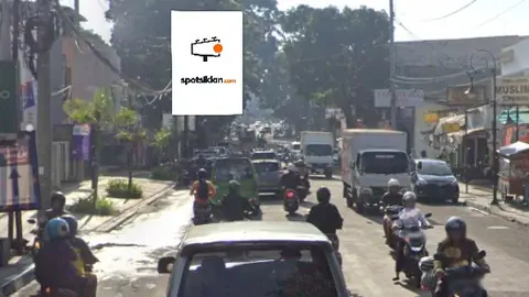 Baliho 6 × 4 m di Jl. Sudirman (Arah Alun Alun Cisaat), Sukabumi, Jawa Barat