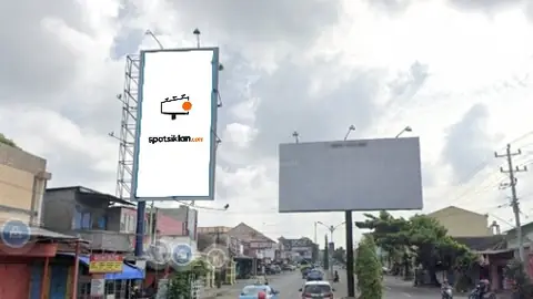 Billboard 10 × 5 m di Jl. A. Yani (Barat Lampu Merah Pertigaan Pasar Kleco, Hadap Barat), Sukoharjo, Jawa Tengah