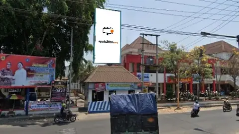 Billboard 8 × 4 m di Jl. Mayor Achmadi (Lampu Merah Pertigaan Pasar Bekonang), Sukoharjo, Jawa Tengah