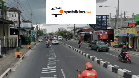 Billboard 5 × 10 m di Jl. Raya Telukan (arah Pasar Telukan), Sukoharjo, Jawa Tengah