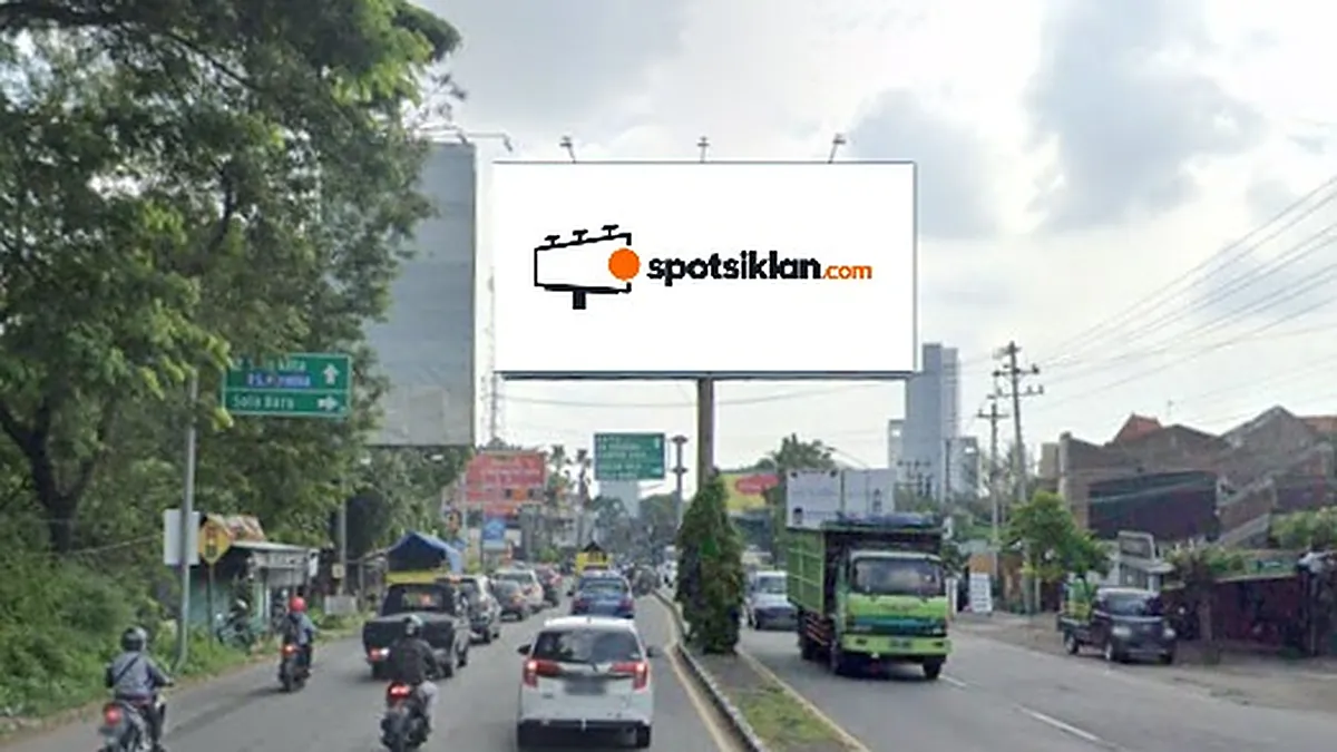 Billboard 5 × 10 m di Jl. Slamet Riyadi (arah masuk Kota Solo), Sukoharjo, Jawa Tengah