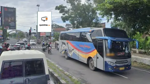 Baliho 4 × 6 m di Jl. Sukoharjo - Wonogiri (Pertigaan Bulakrejo, Arah Wonogiri), Jawa Tengah