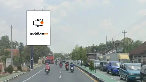Baliho 6 × 4 m di Jl. Raya Solo-Yogya (Dari Solo), Sukoharjo, Jawa Tengah