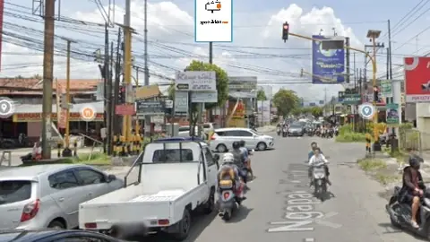 Baliho 6 × 4 m di Perempatan Jl. Godean-Jl. Kabupaten (Arah Perempatan Demak Ijo Godean), Sleman, DI Yogyakarta
