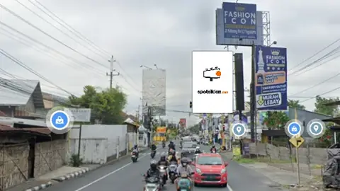 Baliho 4 × 6 m di Jl. Kaliurang (Pertigaan Merapi View), Sleman, DI Yogyakarta