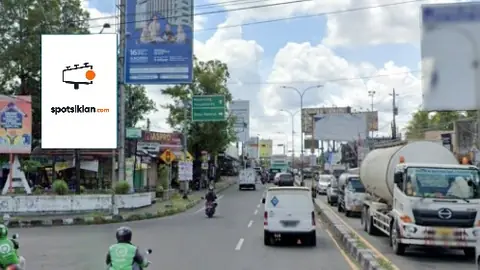 Baliho 4 × 6 m di Jl. Wates (Pertigaan Pasar Gamping), Sleman, DI Yogyakarta