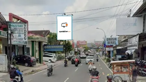 Baliho 6 × 4 m di Jl. Nyi Tjondrolukito (Dari Arah Tugu Jogja Menuju ke Monumen Jogja Kembali), Sleman, DI Yogyakarta