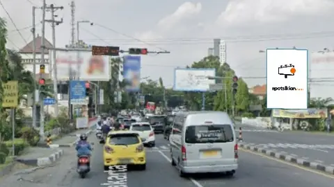 Baliho 4 × 6 m di Jl. Slamet Riyadi (Depan Pasar Kleco, Dari Kartasura ke Solo), Jawa Tengah