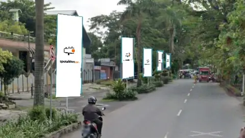 Baliho 3 × 1 m di Jl. MT Haryono (Area Cees Resto Hadap Selatan), Solo, Jawa Tengah