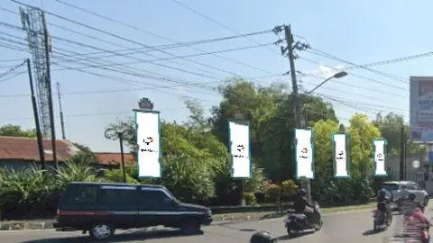 Baliho 3 × 1 m di Jl. Ki Mangun Sarkoro (Area Jembatan Komplang), Solo, Jawa Tengah