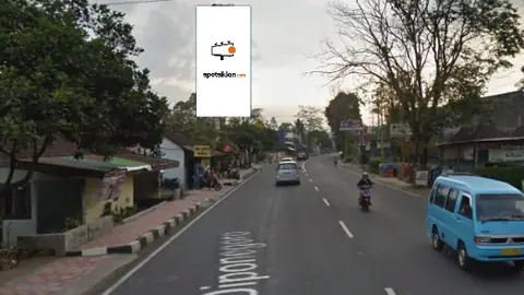 Billboard 10 × 5 m di Jl. Diponegoro (Arah Pusat Kota Salatiga, Setelah UKSW), Jawa Tengah