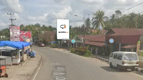 Baliho 4 × 6 m di Jl. Prof M Yamin (Dari Pasar Talawi Menuju Kota Sawahlunto), Sawah Lunto, Sumatera Barat