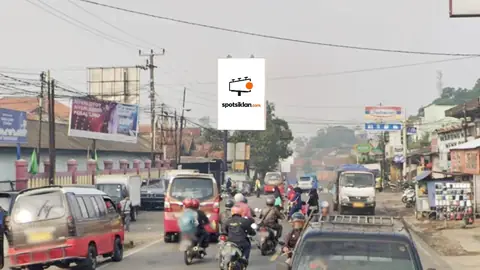 Billboard 4 × 6 m di Jl. Raya Tanjung Sari - Pasar Tanjungsari, Sumedang, Jawa Barat