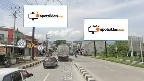 Billboard 5 × 10 m di Jl. Prabu Gajah Agung No.9 (Majalengka ke arah alun-alun Sumedang), Jawa Barat