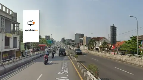 Billboard 8 × 4 m di Jl. Teuku Umar (Simpang Pasar Jatingaleh), Semarang, Jawa Tengah